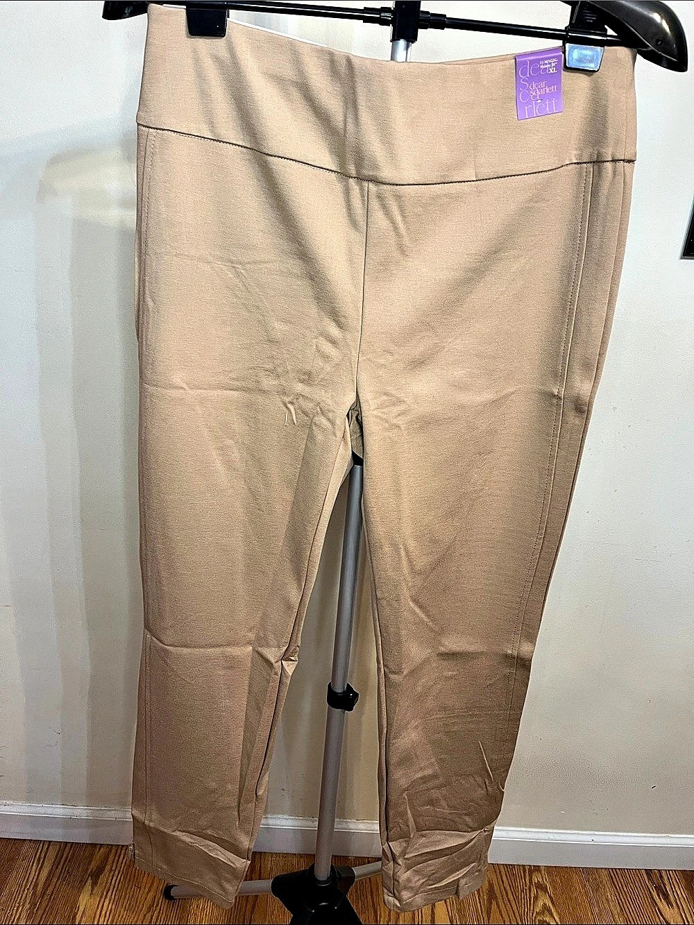 Dear Scarlett It's Magic Skinny Pants Khaki NEW